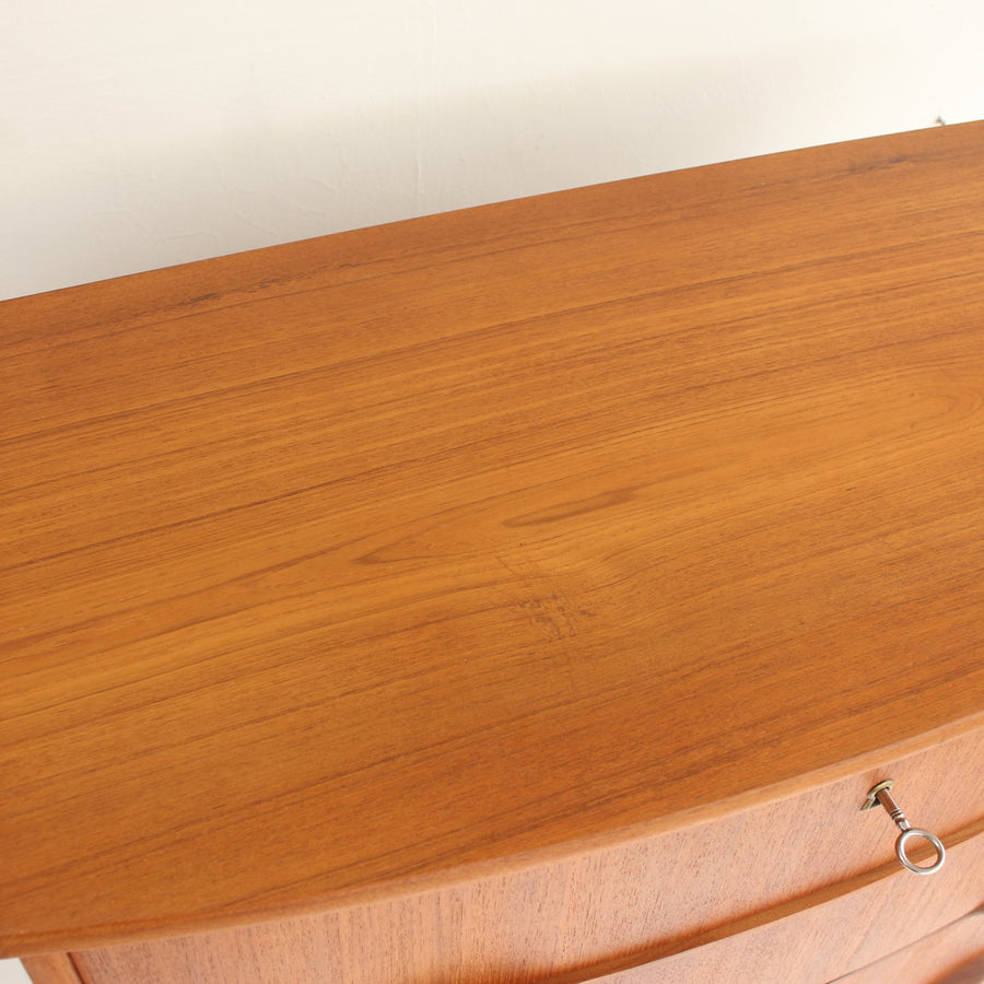 Danish teak tallboy ref.25001