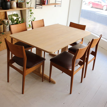 Teak mid century dining chairs