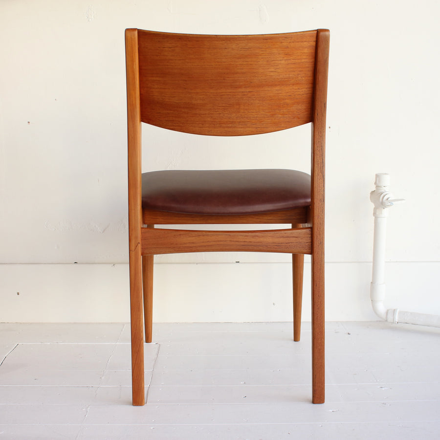 Teak mid century dining chairs